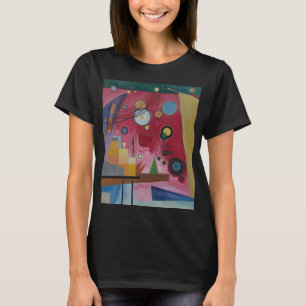 T-shirt Lourde Rouge par Wassily Kandinsky