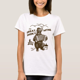 T-shirt L'ours de Bluegrass de Great Smoky Mountains