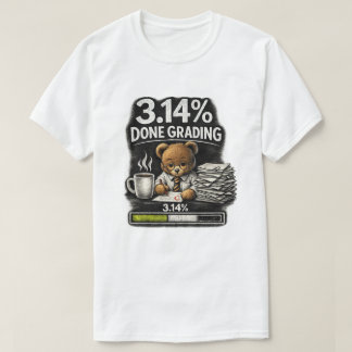 T-shirt L'ours enseignant corrige les copies