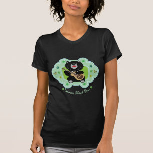 T-shirt L'ours noir de Taïwan joue de la guitare