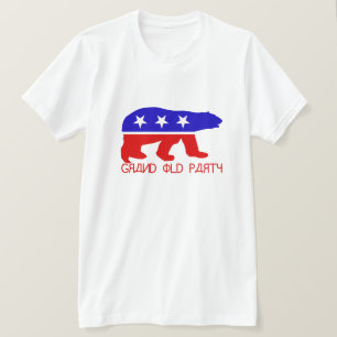 T-shirt L'ours russe de Rebranded Grand Old Party