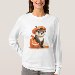 T-shirt Loutre adorable d'Halloween