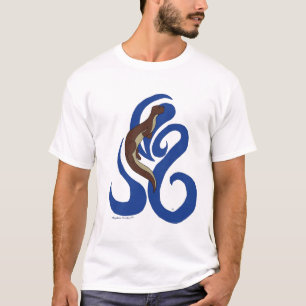 T-shirt Loutre de natation