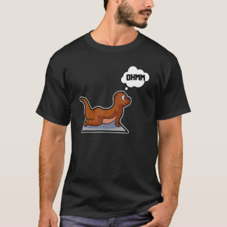 T-shirt Loutre de poisson Poses de yoga Sport Gymnastique