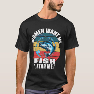 T-shirt Loutre en pêcheur avec canne à pêche