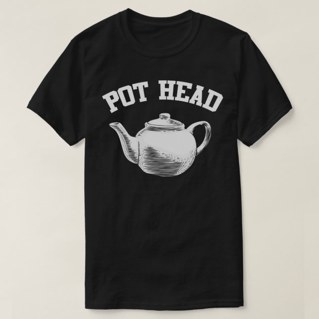 T-shirt Louveur de café Pot Head (Design devant)
