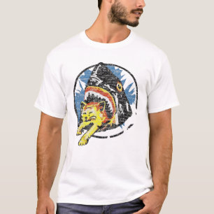 T-shirt Louveur de requins Le Requin Mange Un Chat
