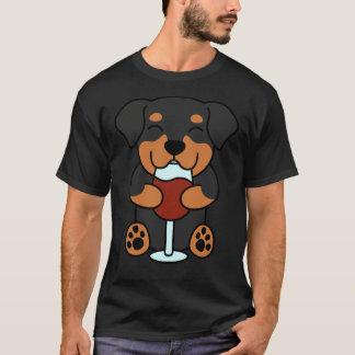 T-shirt Louveur de vin Rottweiler