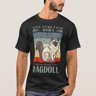 T-shirt Louveur propriétaire de chat Ragdoll Chat Kitten