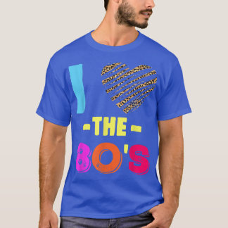 T-shirt Love 80s Disco Music Leopard Heart
