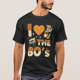 T-shirt Love 80s Retro Vintage Gamer Gaming