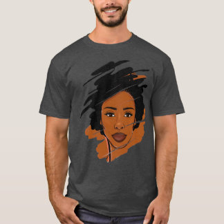 T-shirt Love Africaine Femme Turban Femme beauté africaine