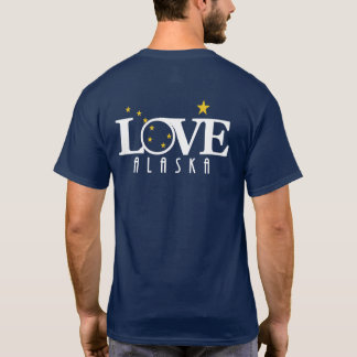 T-shirt LOVE Alaska (impression arrière)