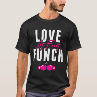 T-shirt Love At First Punch Girl Kickboxing Cardio Workout