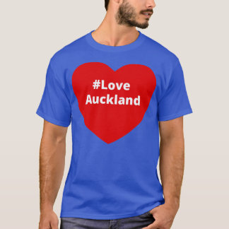 T-shirt Love Auckland Hashtag Heart