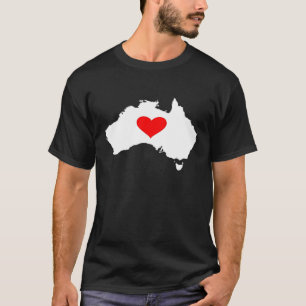 T-shirt Love Australia Home