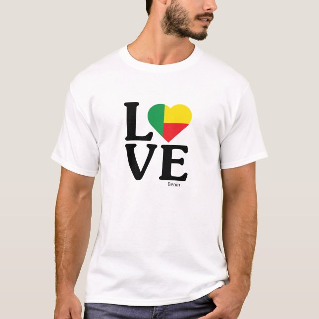 T-shirt Love Bénin (Devant)