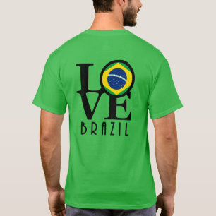 T-shirt LOVE Brazil (imprimé arrière)