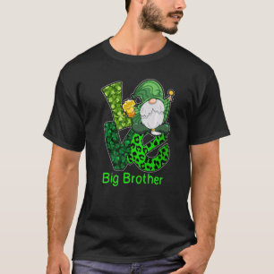 T-shirt Love Brother Costume St Patrick's Day Gnome Irish