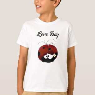 T-shirt Love Bug Ladybug, Mignon Dessin Animé pour la Sain