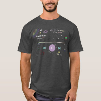 T-shirt love buzz playlist family