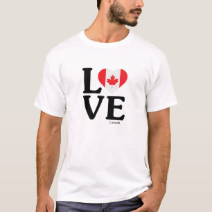 T-shirt Love Canada