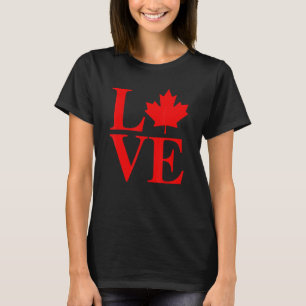 T-shirt Love Canada Maple Leaf 2022 Journée Vintage du Can