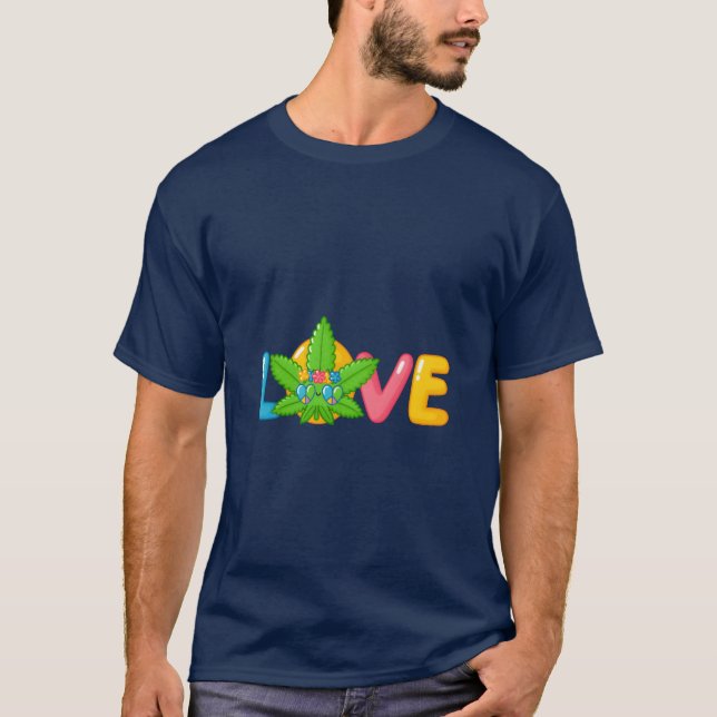 T-shirt love candy funny (Devant)