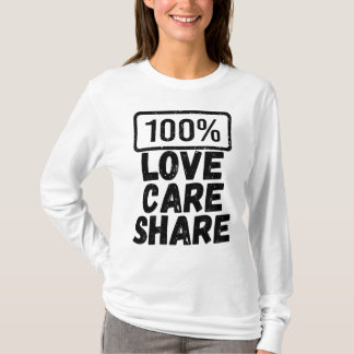 T-SHIRT LOVE CARE PARTAGER