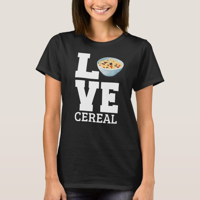 T-shirt Love Cereal (Devant)