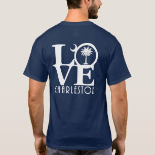 T-shirt LOVE Charleston Caroline du Sud