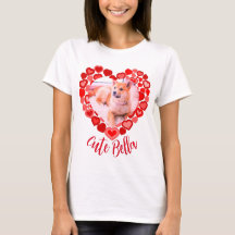 Love chien chat en forme de coeur photo