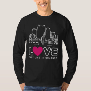 T-shirt Love City Life À Orlando