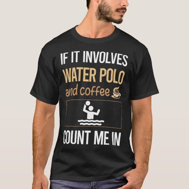 T-shirt Love Coffee Water Polo (Devant)