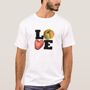 T-shirt LOVE Collection Coeur Pomme de terre Hommes Tee