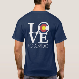 T-shirt LOVE Colorado (impression arrière)
