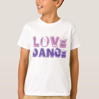 T-shirt Love Dance Girls Chandail