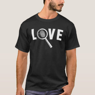 T-shirt Love Digital Forensics Science Psychologie Forensi