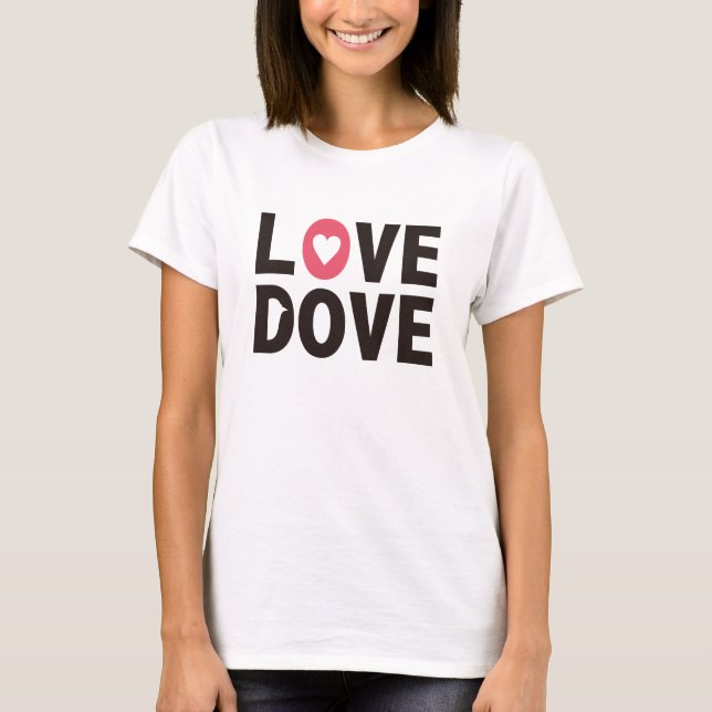 T-shirt Love Dove (Devant)