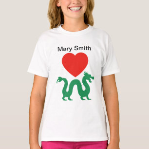 T-shirt Love Dragons