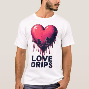 T-shirt Love Drips