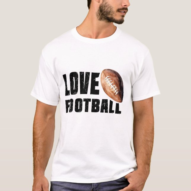 T-shirt Love Football (Devant)