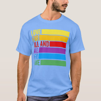 T-shirt Love for all and all for love boy