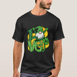 T-shirt Love Gnome Lucky St. Patrick's Day