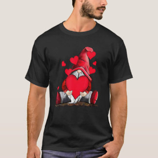 T-shirt Love Gnome Valentines Day Love Valentine Gnomes He