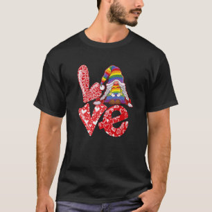 T-shirt LOVE Gnome Valentines Gay pride de la Journée Rain