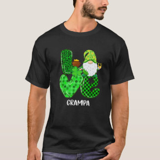 T-shirt Love Grampa Gnome Shamrock Patrick's Day Matching