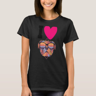 T-shirt Love Graphic Chien Propriétaire Chien Chien Chien