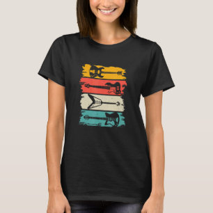 T-shirt Love Guitar Différentes Musique Guitariste Présent