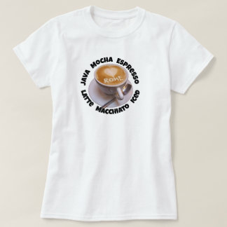 T-Shirt Love Heart Rome Cappuccino Tasse à Café